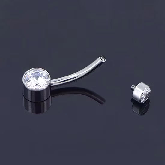 Anillos de ombligo de titanio G23 Barras de vientre