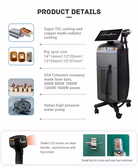 Km Diodo Hielo Titanio Alejandrita Láser 808nm 755 810 1064 IPL Depilación permanente ND YAG Pico Láser de carbono Eliminación de tatuajes Equipo de máquina facial de belleza